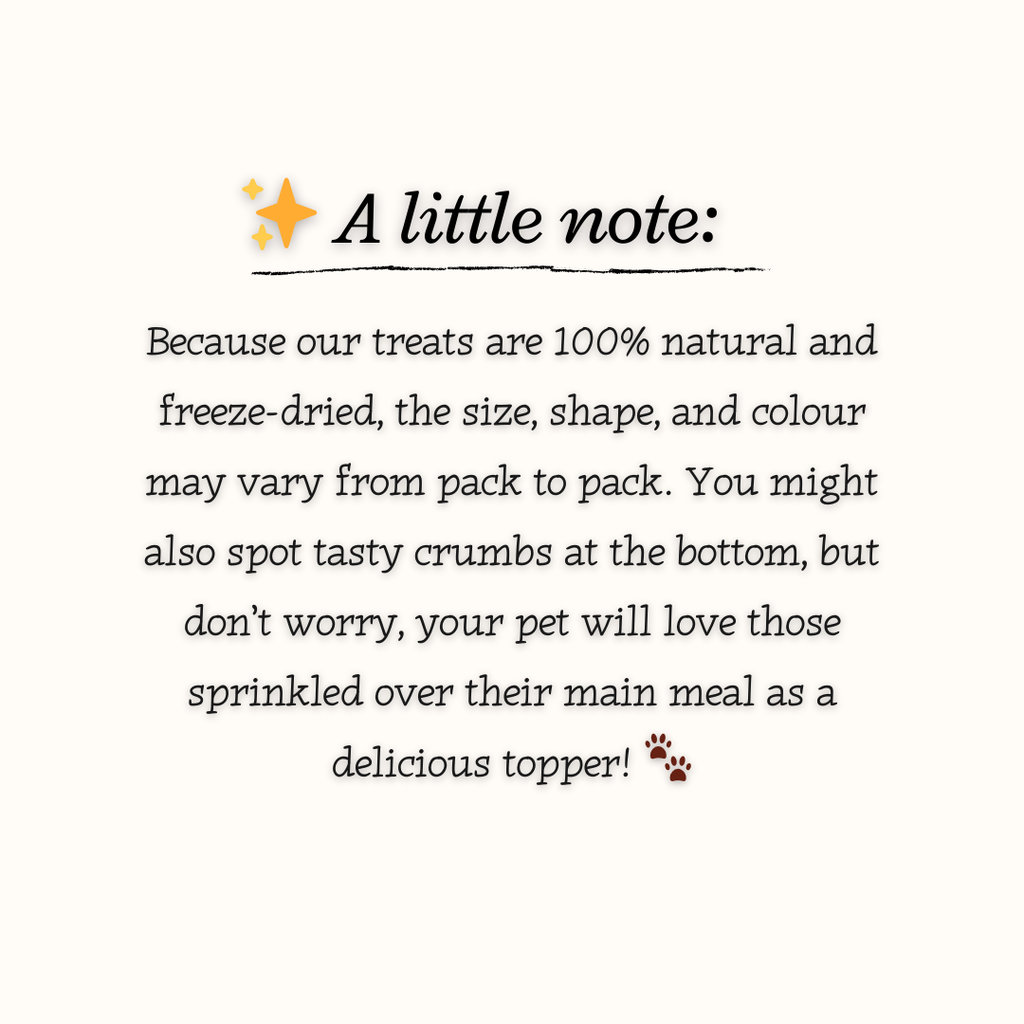 Taster Pack - 5 Freeze-Dried Pet Treats | Try All Flavours | Tail Tips UK