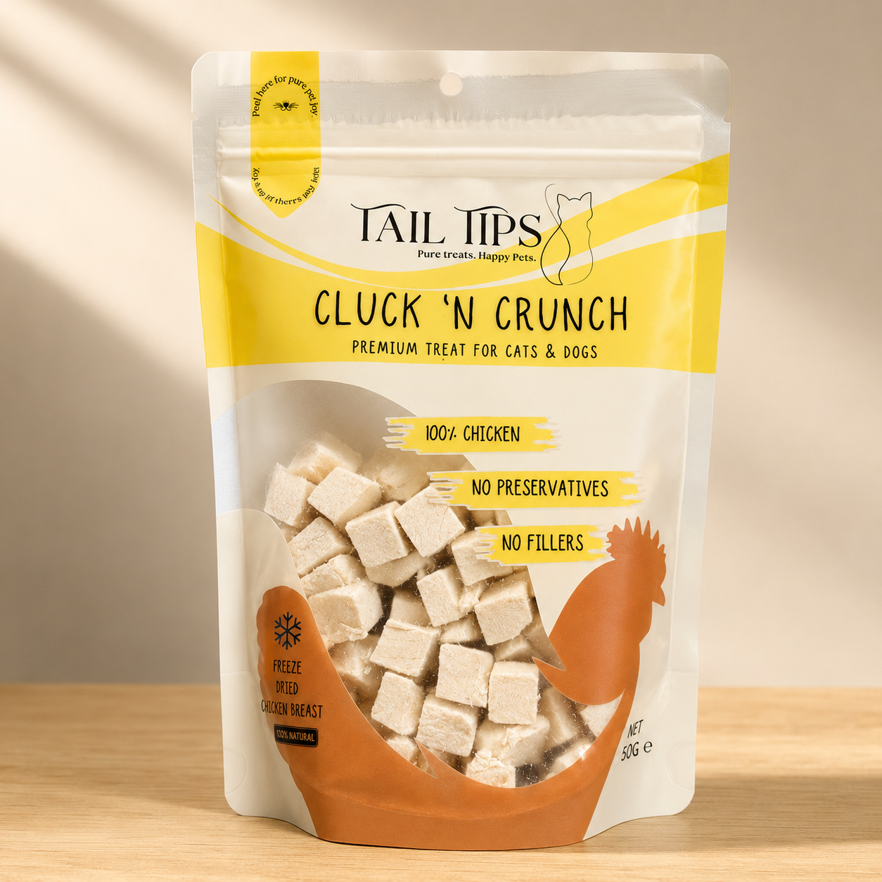 Taster Pack - 5 Freeze-Dried Pet Treats | Try All Flavours | Tail Tips UK