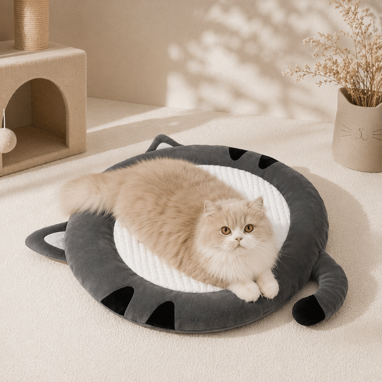 Summer Cooling Mat for Cats & Dogs – Breathable Washable Pet Cooling Bed (Non-Toxic, Anti-Heat)