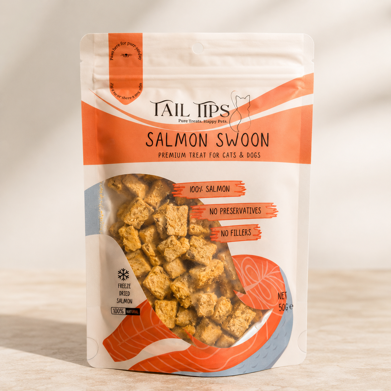 Taster Pack - 5 Freeze-Dried Pet Treats | Try All Flavours | Tail Tips UK